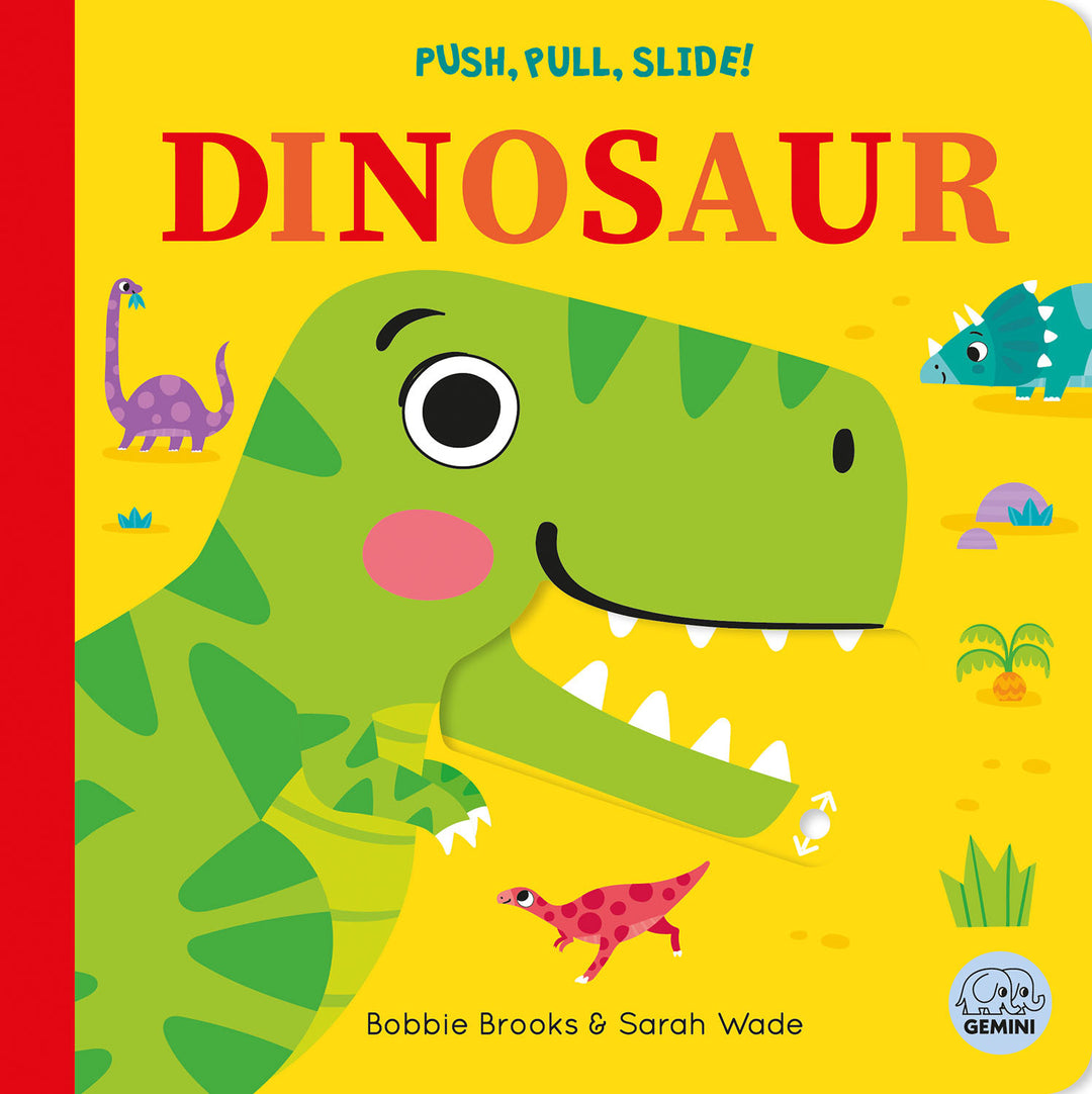 Cover image for Push, Pull, Slide! Dinosaur ISBN 9781836160588